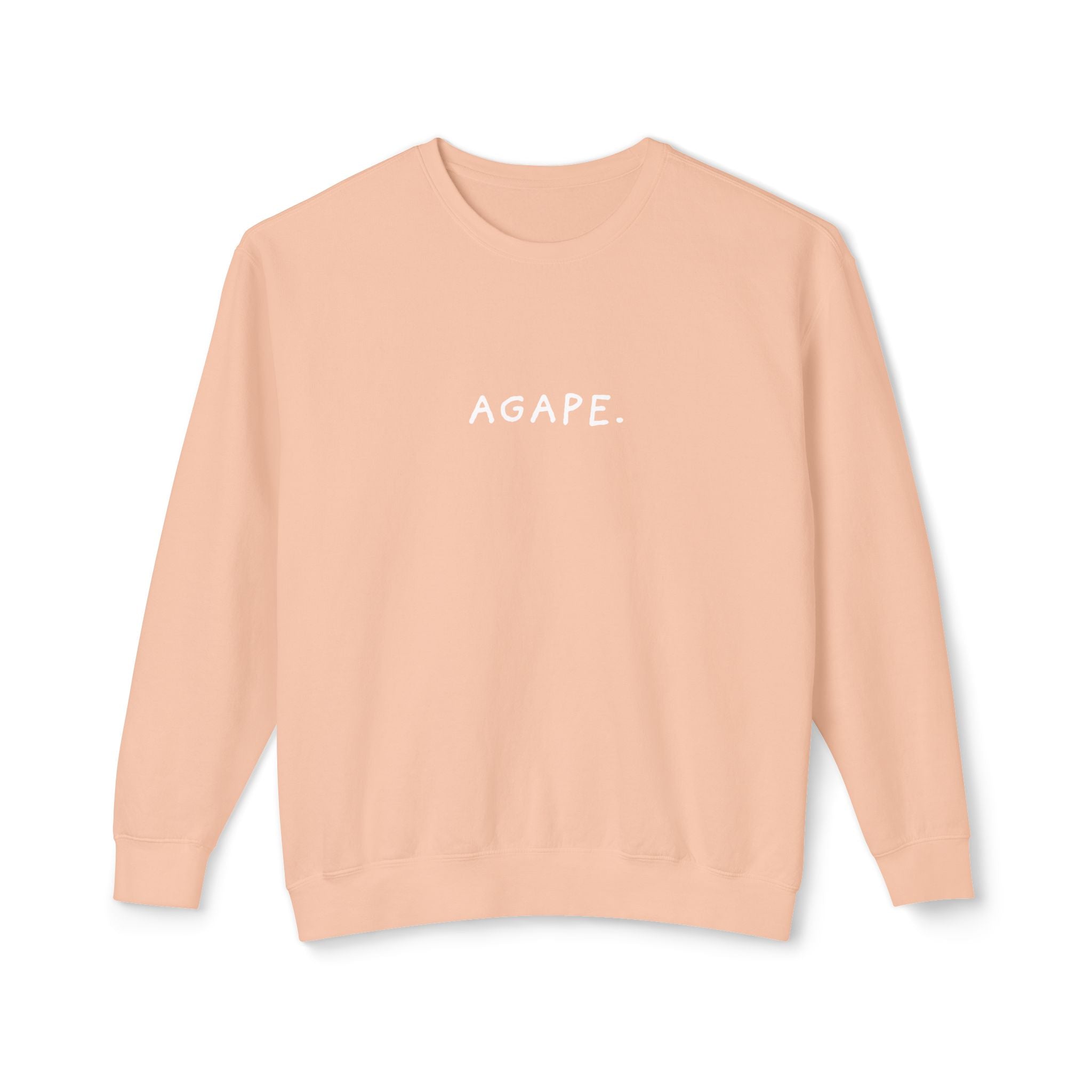 AGAPE. Unisex Lightweight Crewneck Sweatshirt
