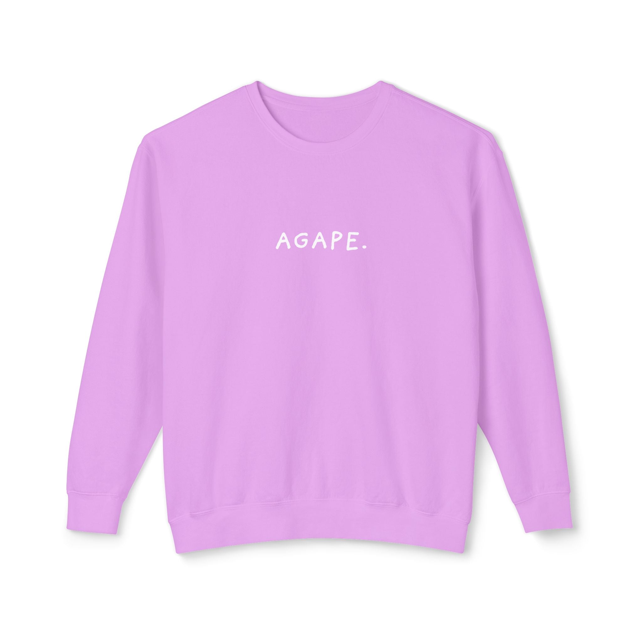 AGAPE. Unisex Lightweight Crewneck Sweatshirt