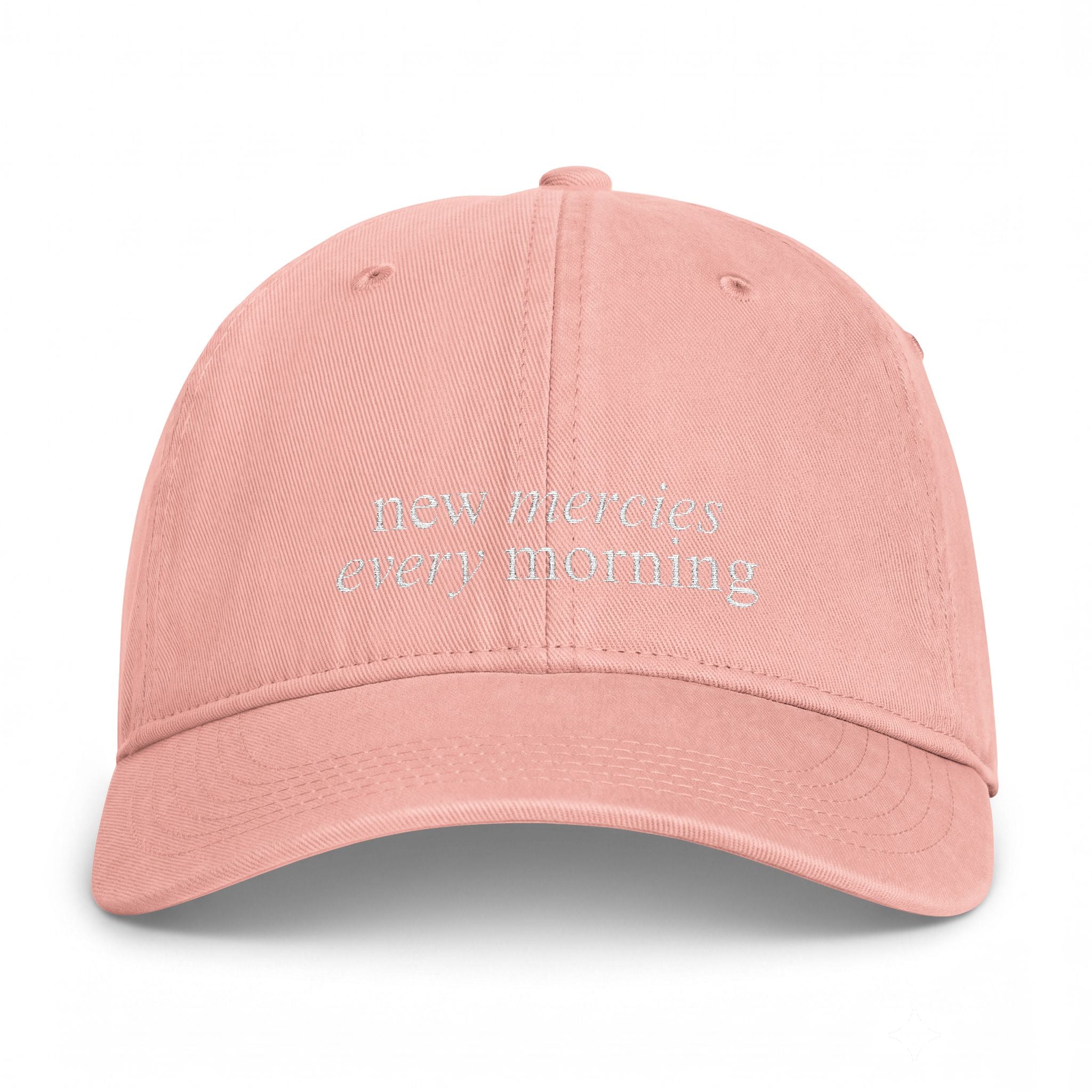 new mercies, every morning Coastal Washed Cap