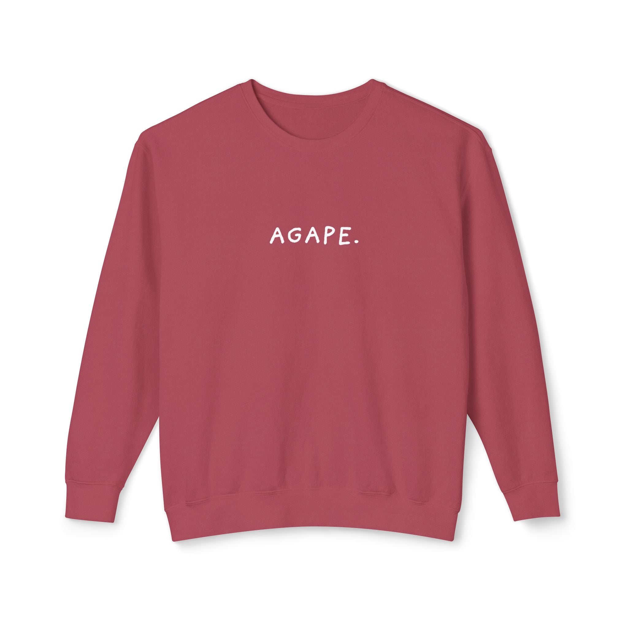 AGAPE. Unisex Lightweight Crewneck Sweatshirt