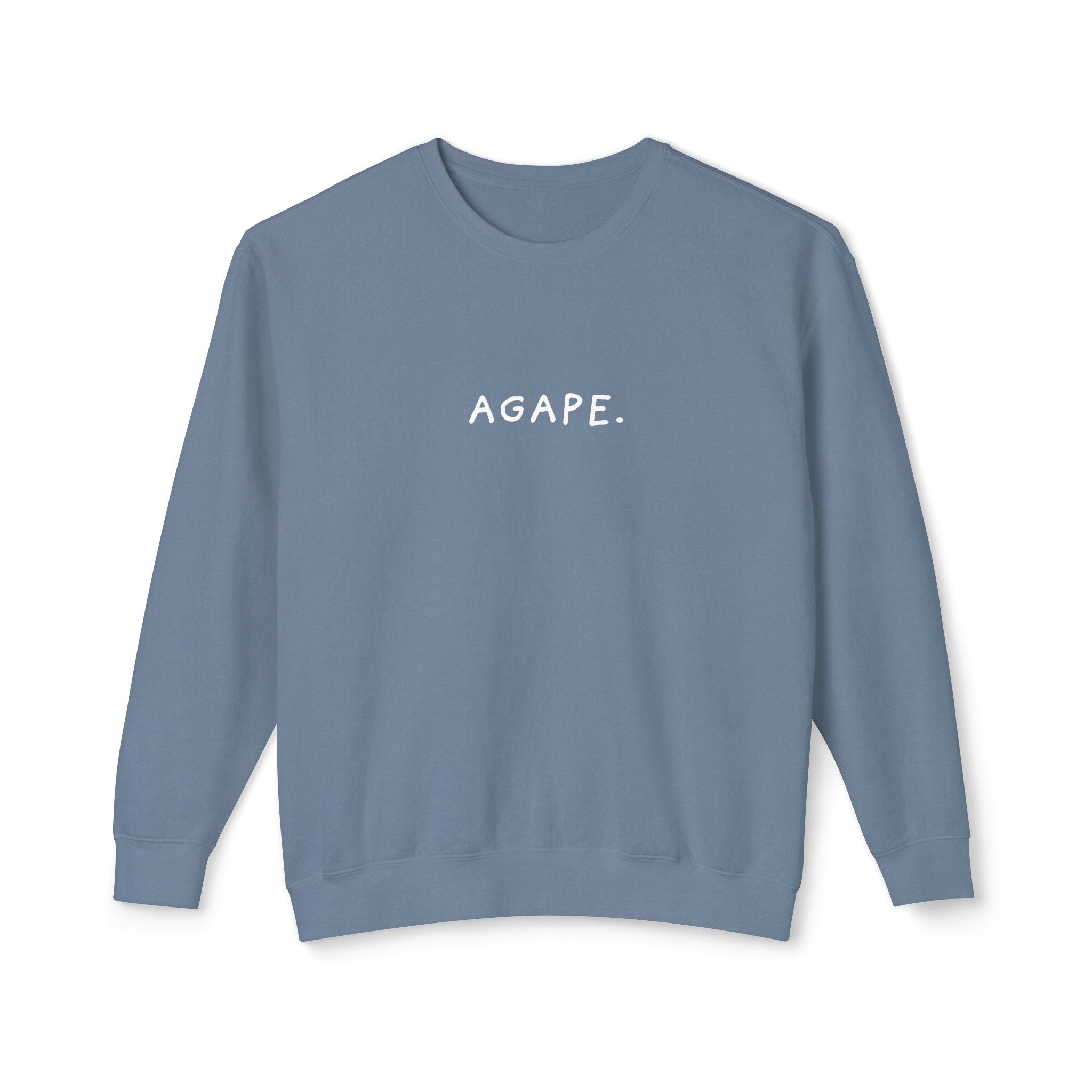 AGAPE. Unisex Lightweight Crewneck Sweatshirt