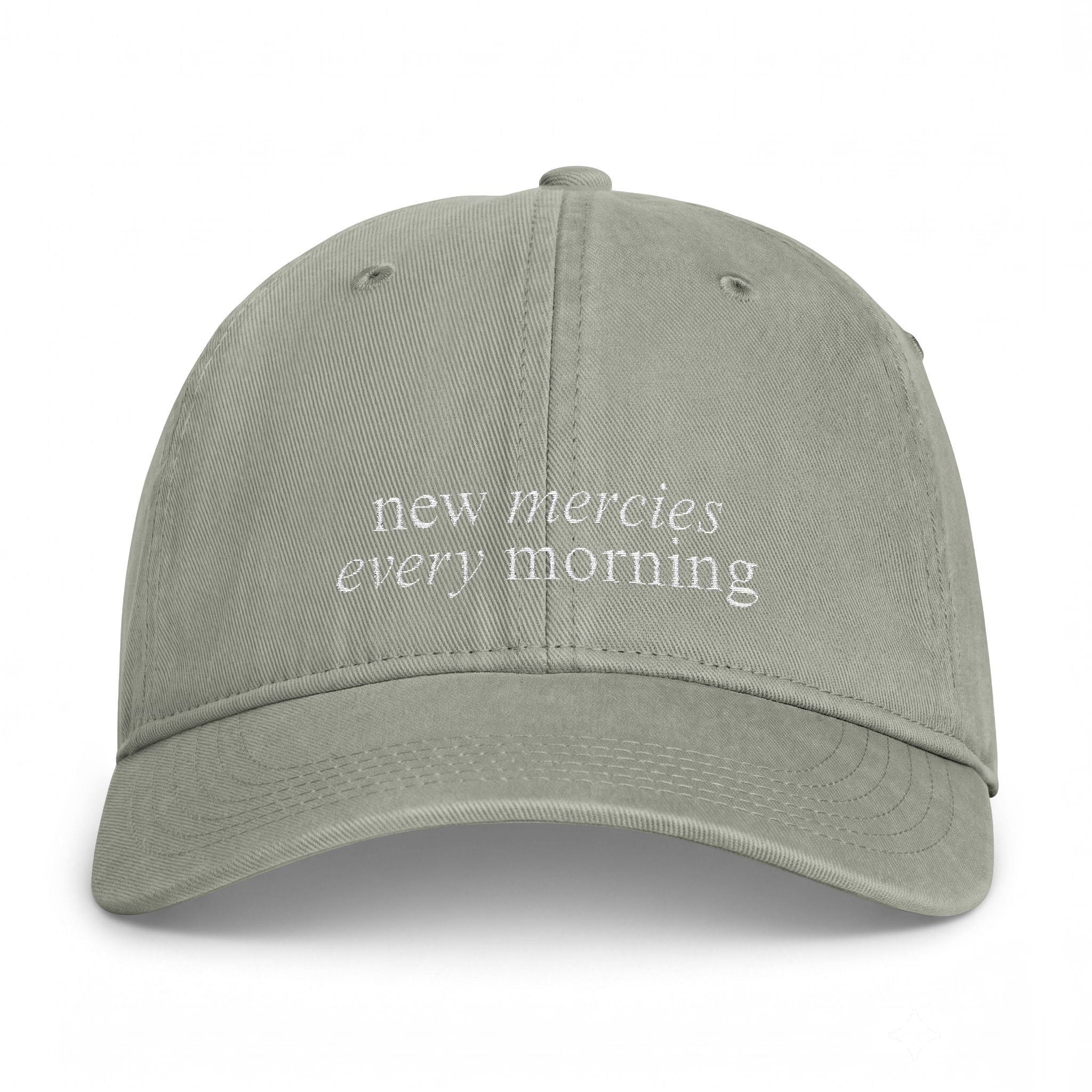new mercies, every morning Coastal Washed Cap