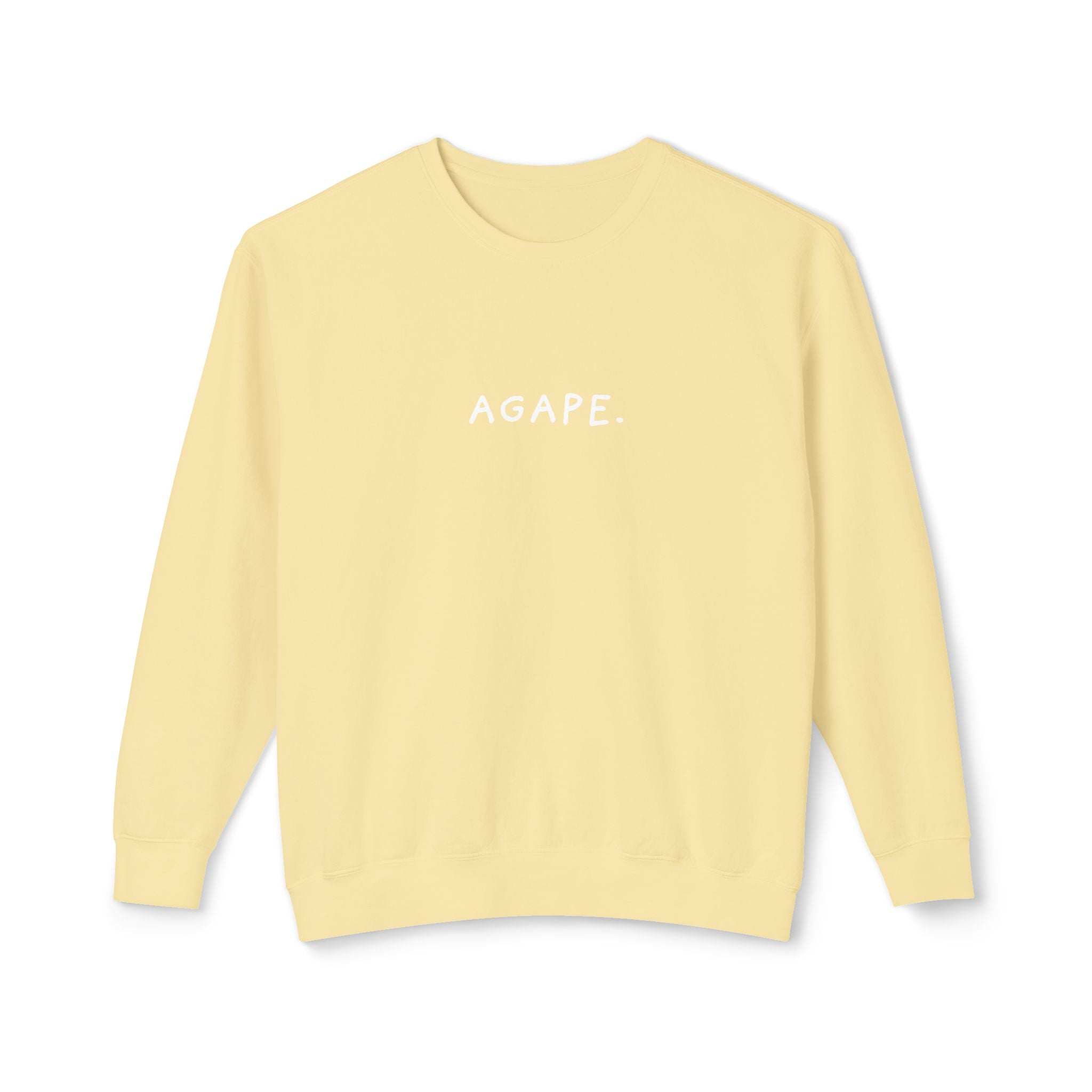 AGAPE. Unisex Lightweight Crewneck Sweatshirt