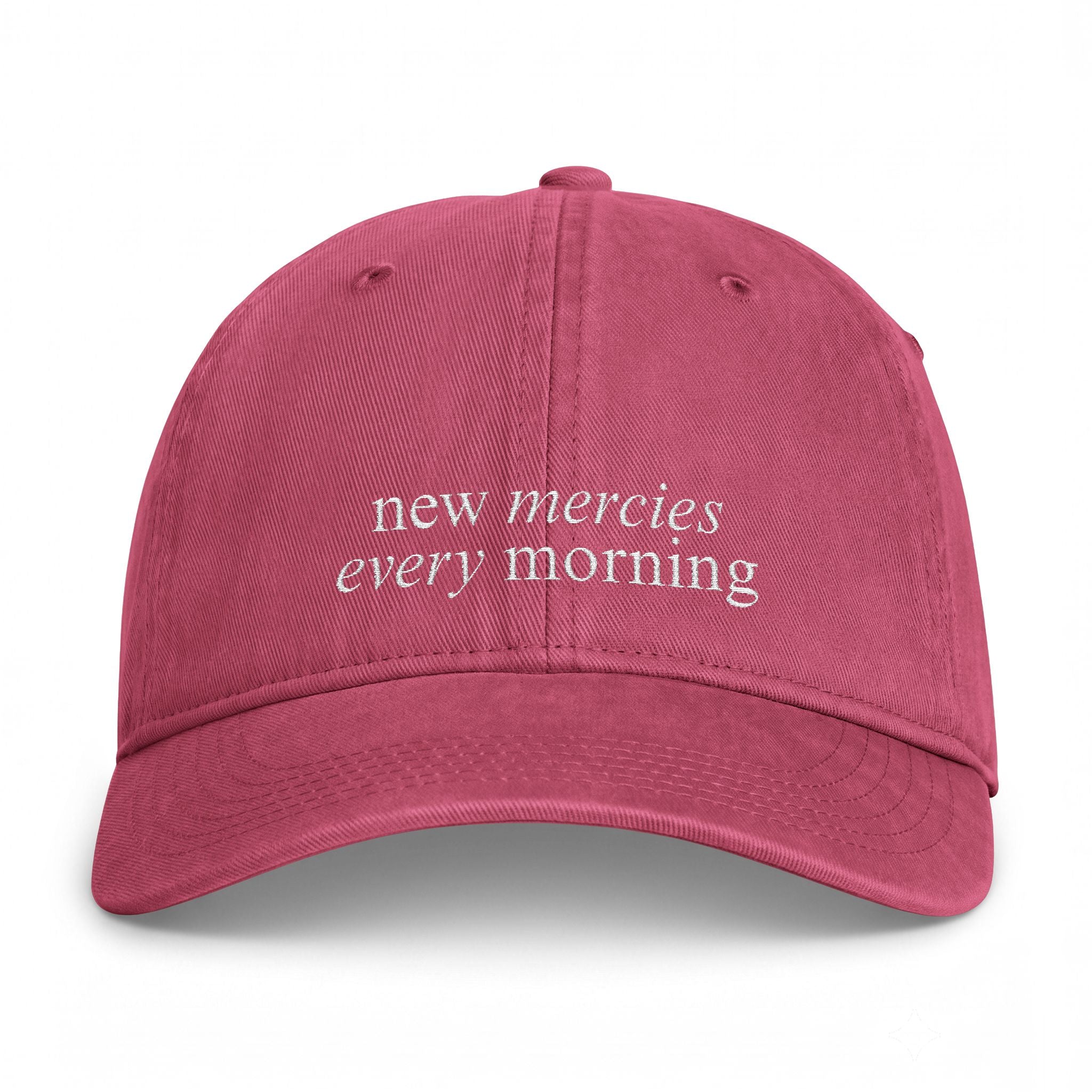 new mercies, every morning Coastal Washed Cap