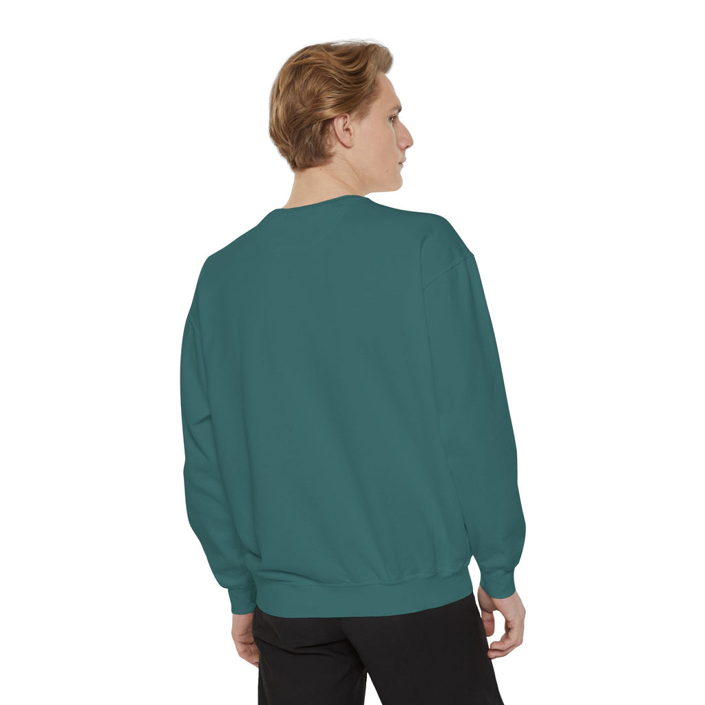 Love Like Jesus Embroidered Unisex Garment-Dyed Sweatshirt